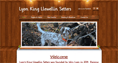 Desktop Screenshot of lyonkingllewellinsetters.com